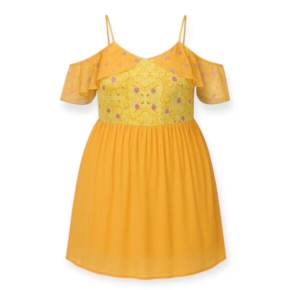 Star Wars Her Universe Size 5X Padme Meadow Dress Golden Yellow Cosplay Costume - Picture 10 of 10